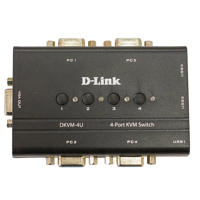 سوئیچ 4 پورت دی لینک مدل DKVM-4U